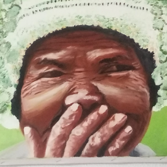 ציור מתוך התערוכה "נקודת מבט – תווי פנים"