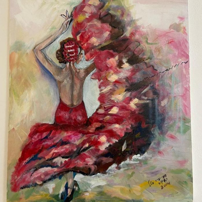 ציור מתוך התערוכה "אוצרים באדום"