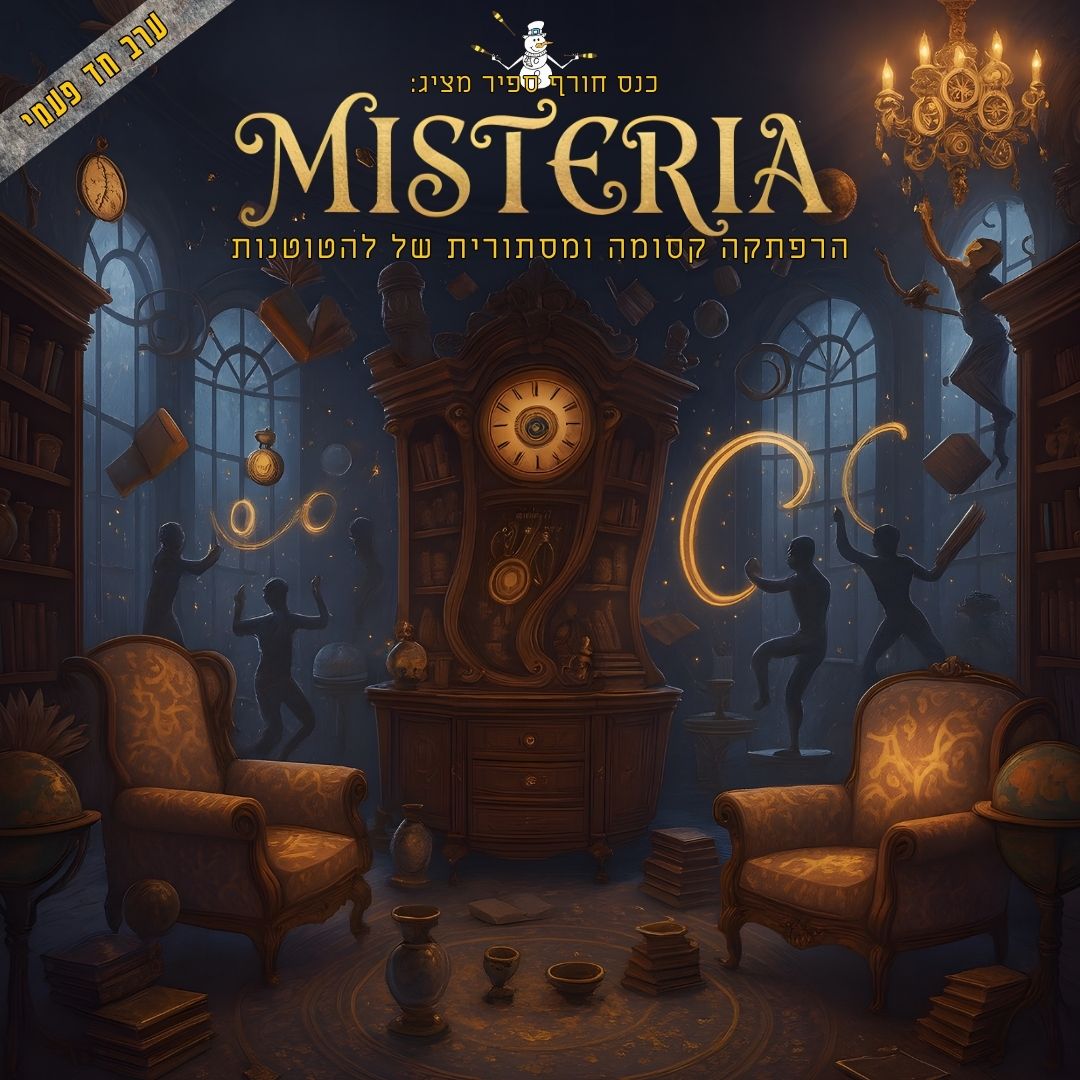 ערב חד פעמי. כנס חורף ספיר מציג: MISTERIA - הרפתקה קסומה ומסתורית של להטוטנות